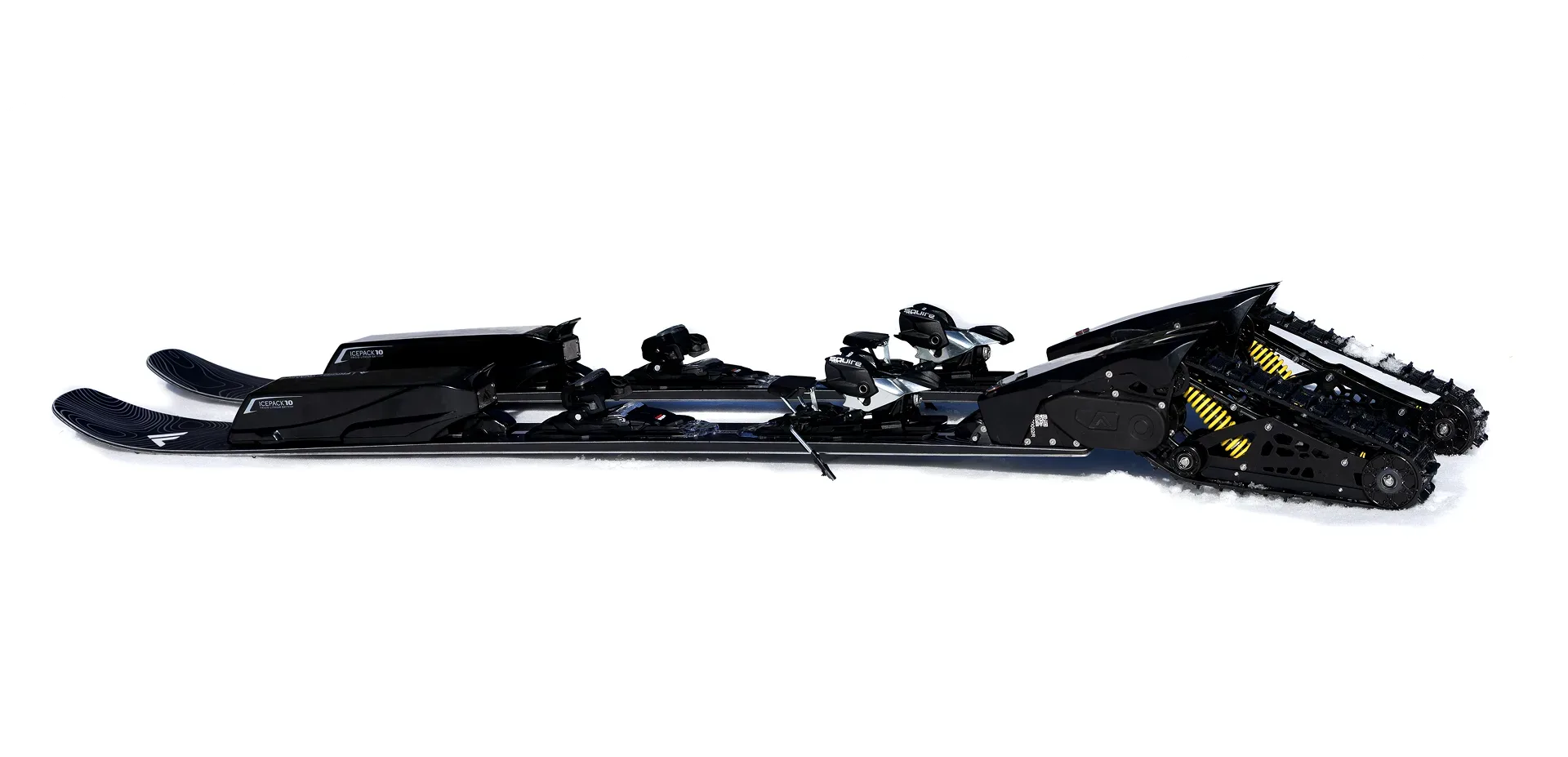 Frigid Dynamics E-XC electric ski — where electric meets snow